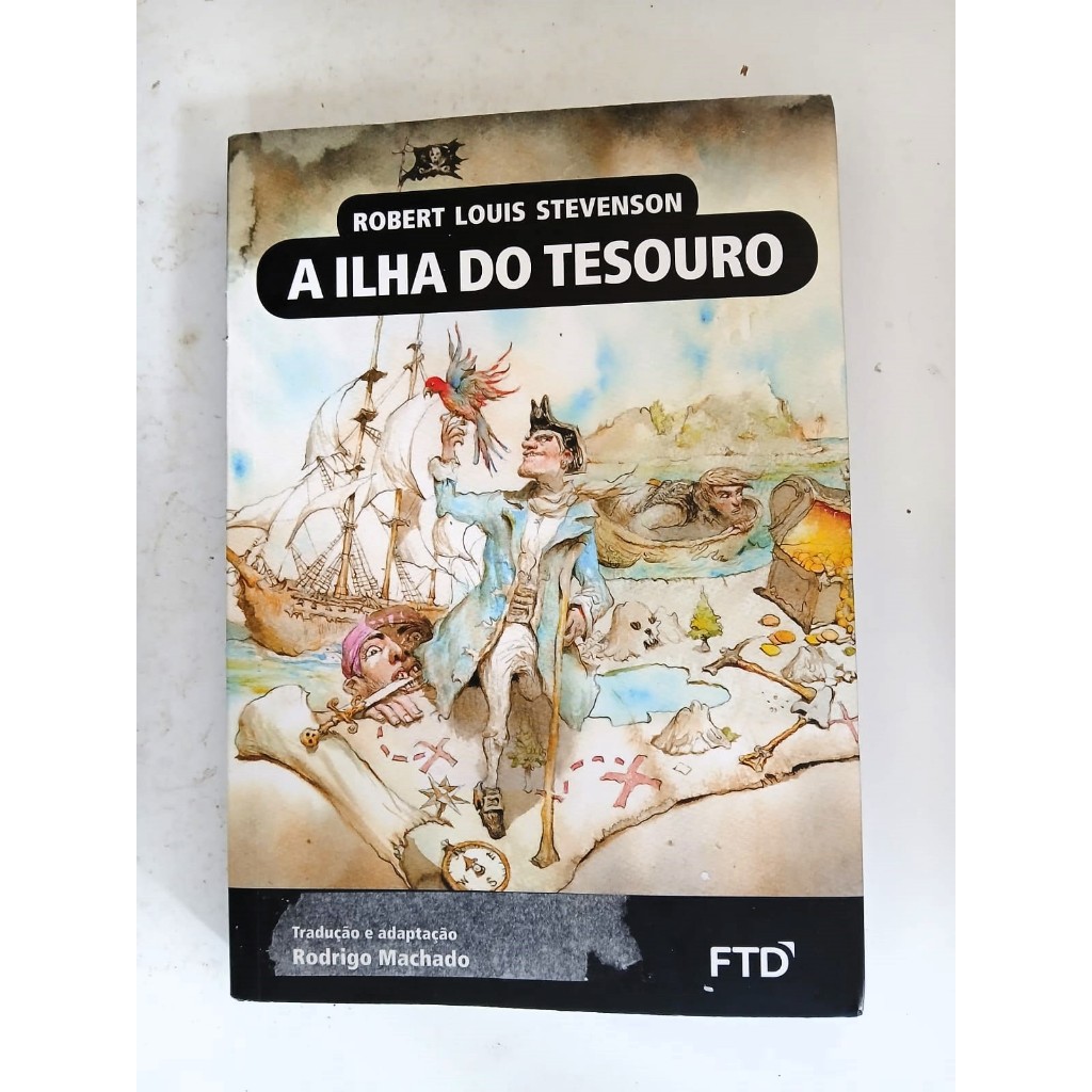 Livro A Ilha Do Tesouro - Robert Louis Stevenson | Shopee Brasil