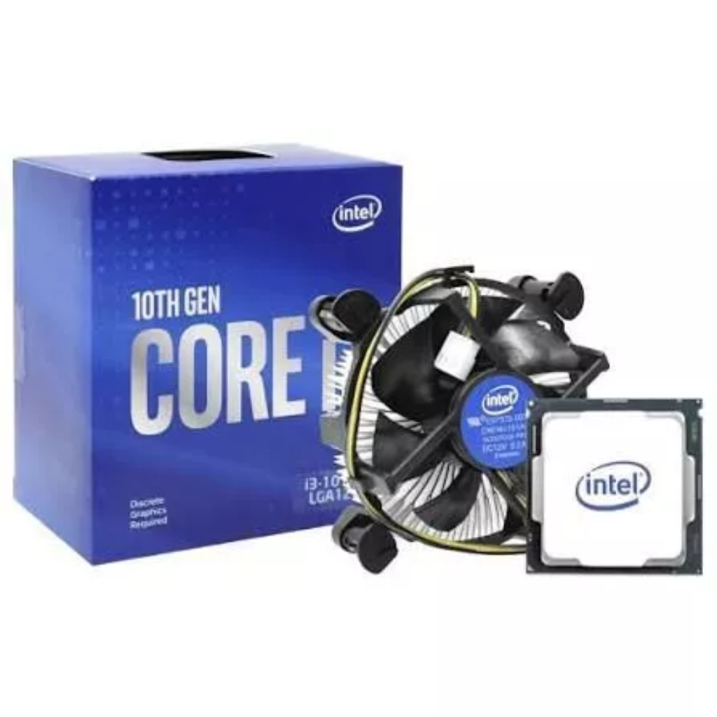 Processador Intel Core i3 10100F + Cooler Box - 8 Threads | Até
