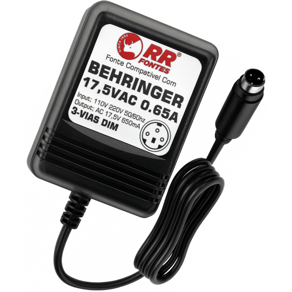 BEHRINGER XENYX 1202 ミキサー ACアダプター付属 Fonte Ac 17,5v Para Mesa Mixer Behringer Xenyx MX602A XENYX 502