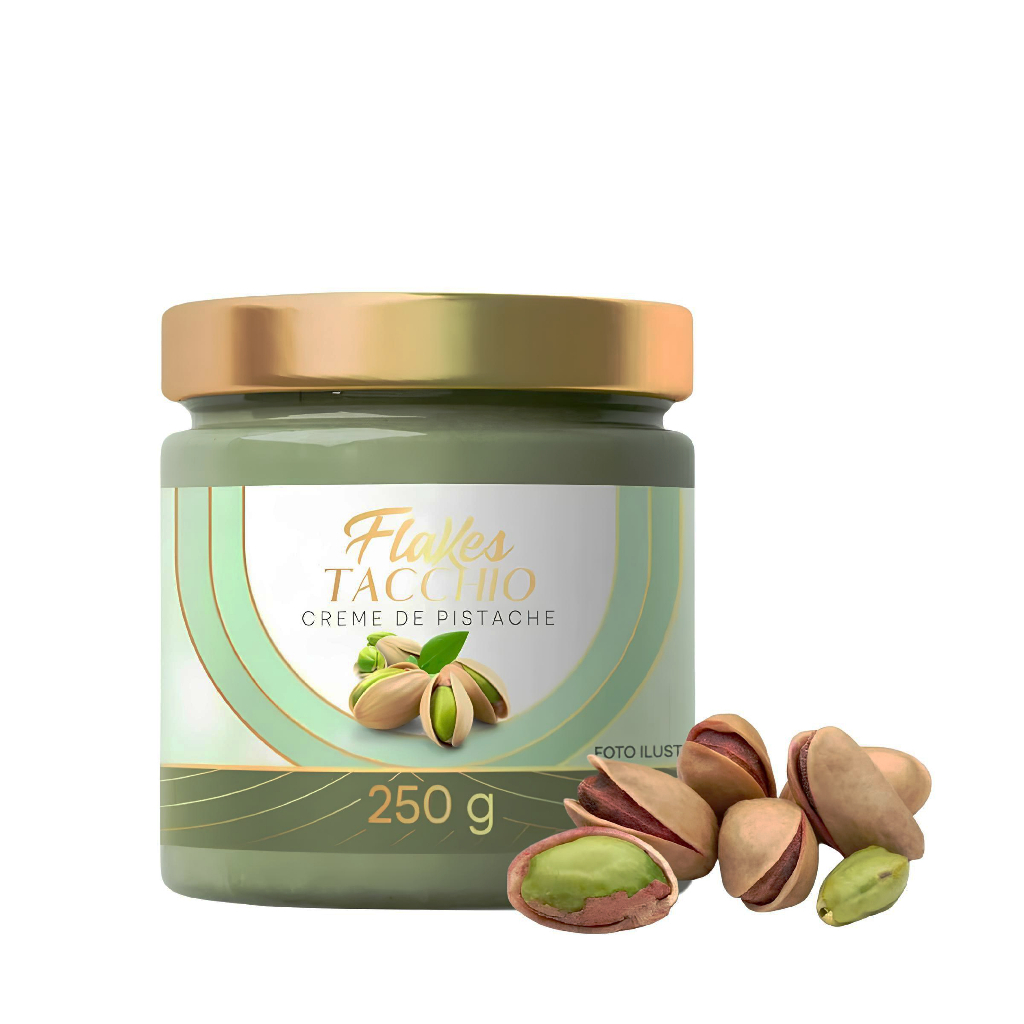 Flakes Tacchio Creme de Pistache Pasta Premium 250g Gustosía