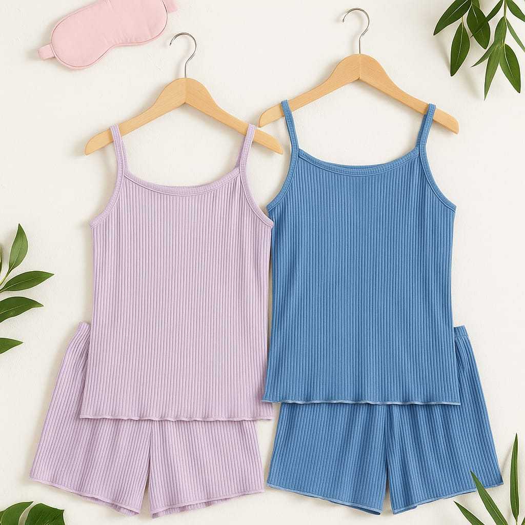 Kit 2 e 3 Baby Doll com Alça Feminino Suede Canelado Confortável Roupa de Dormir Noite Pijama em Oferta na Shopee