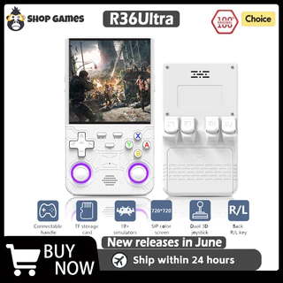 R36 ULTRA videogame Portatil emulador de diversos consoles como PSP PS1 N64 SNES MD GBA GBC e muito mais r36s r36h em Oferta na Shopee