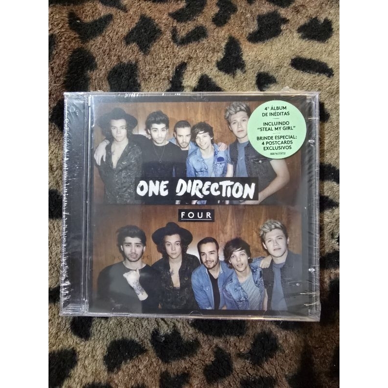 Cd one direction four com postcards lacrado | Shopee Brasil