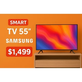 📺 Smart TV Samsung 55” 4K Ultra HD Wi-Fi HDMI Bluetooth – Crystal UHD Tizen *VENDAS DIRETAMENTE NO CHAT*