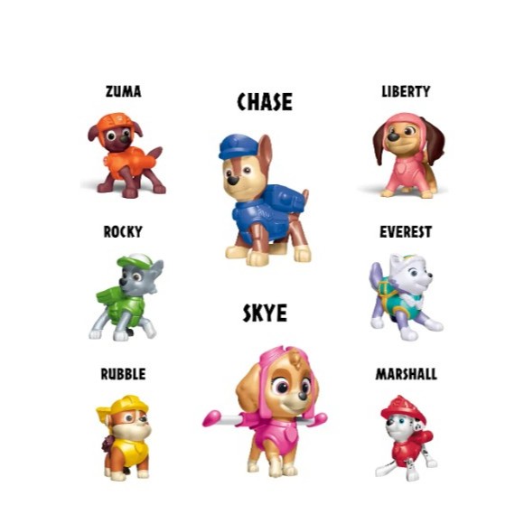 Kinder Ovo Coleção Patrulha Canina: Todos os 08 Personagens (Coleção ...