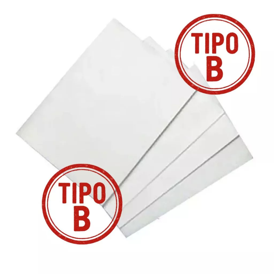 Papel Arroz Branco A4 Pacote C/ 100 Un Tipo B - Leia a Descr