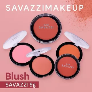 Blush em Pó Savazzi Com 4 Tonalidades Com Boa Fixação Rosto