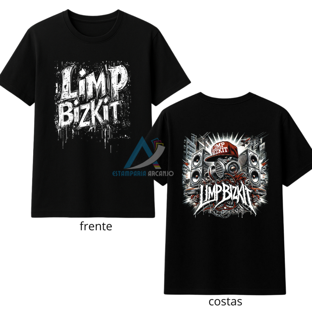 Camiseta Limp Bizkit Loserville tour 2025 Banda Rock 100% Algodão
