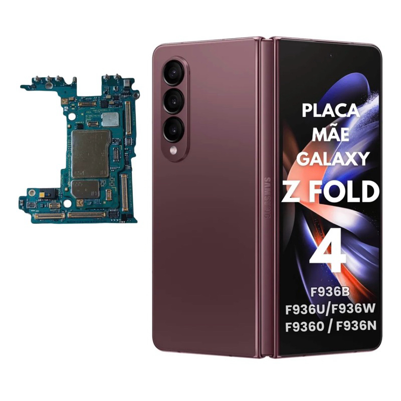 Placa Mãe Samsung Glaxy Z Fold 4 512gb F936 100% Original | Shopee