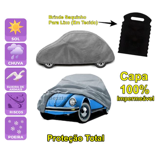 Capa cobrir carro Volkswagen Fusca 100% Impermeável Proteção Total Bezzter em Oferta na Shopee