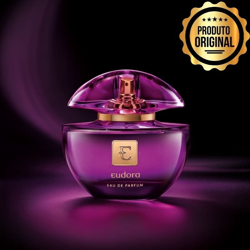 Eudora Eau De Parfum 75ml. Perfume Roxo indulgent original. | Shopee Brasil