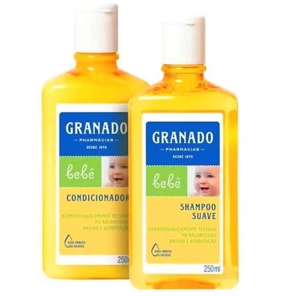 Kit Bebê Hora do Banho Granado Tradicional: Cuidado Completo, Cheiro de Neném e Excelente Custo-Benefício