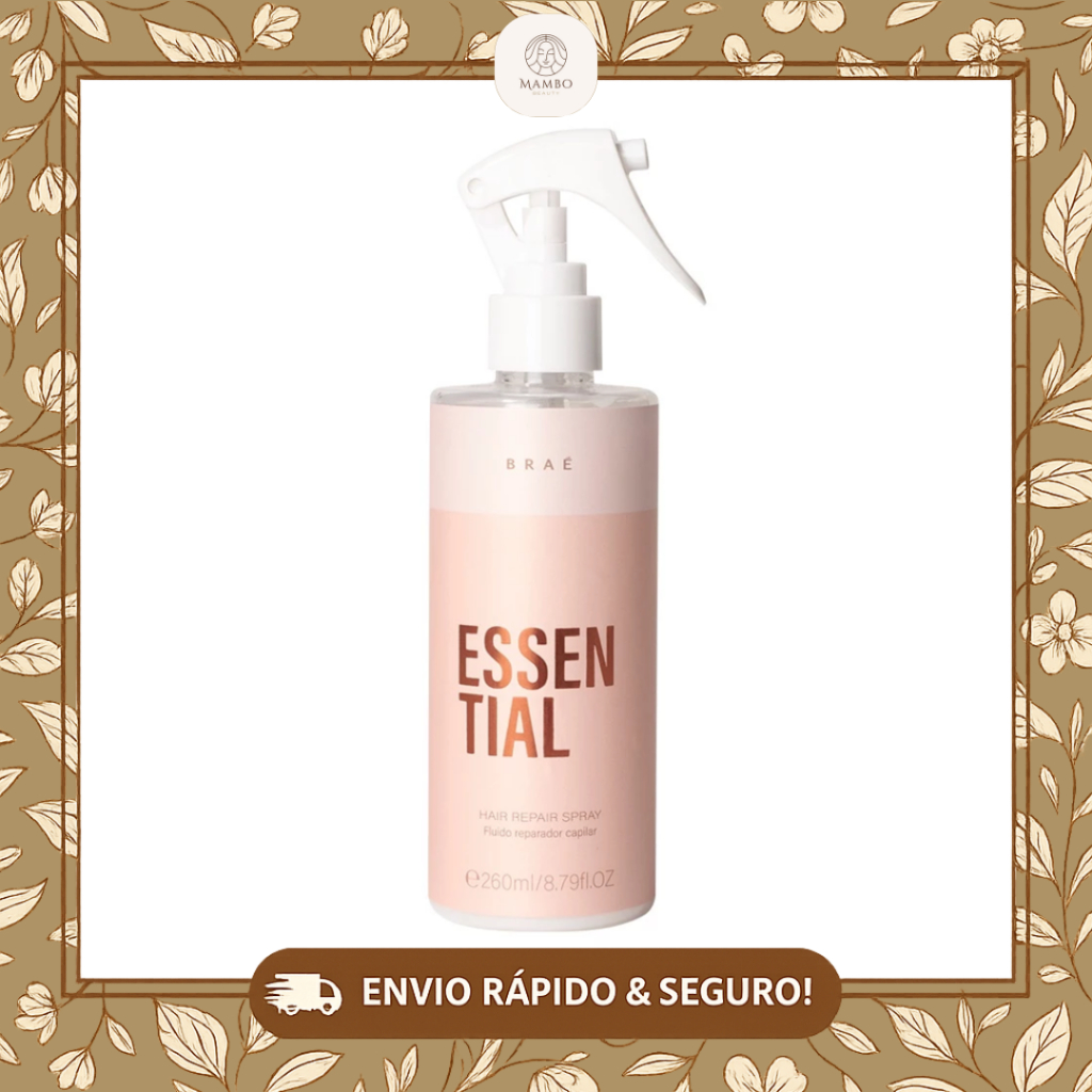Braé Essential Leave-in Reparador Total 260ml - Cabelos Fortes e ...