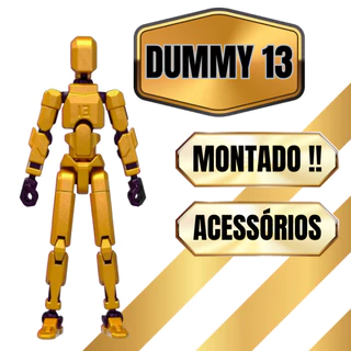 Boneco Articulado Dummy 13 Titan Ação Com Acessórios Montado