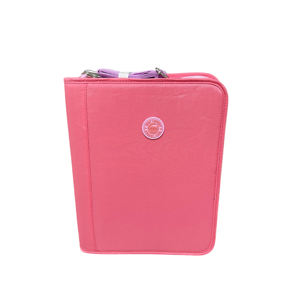 Fichário A4 Zíper Kika Universitário Feminino Masculino Liso Com
