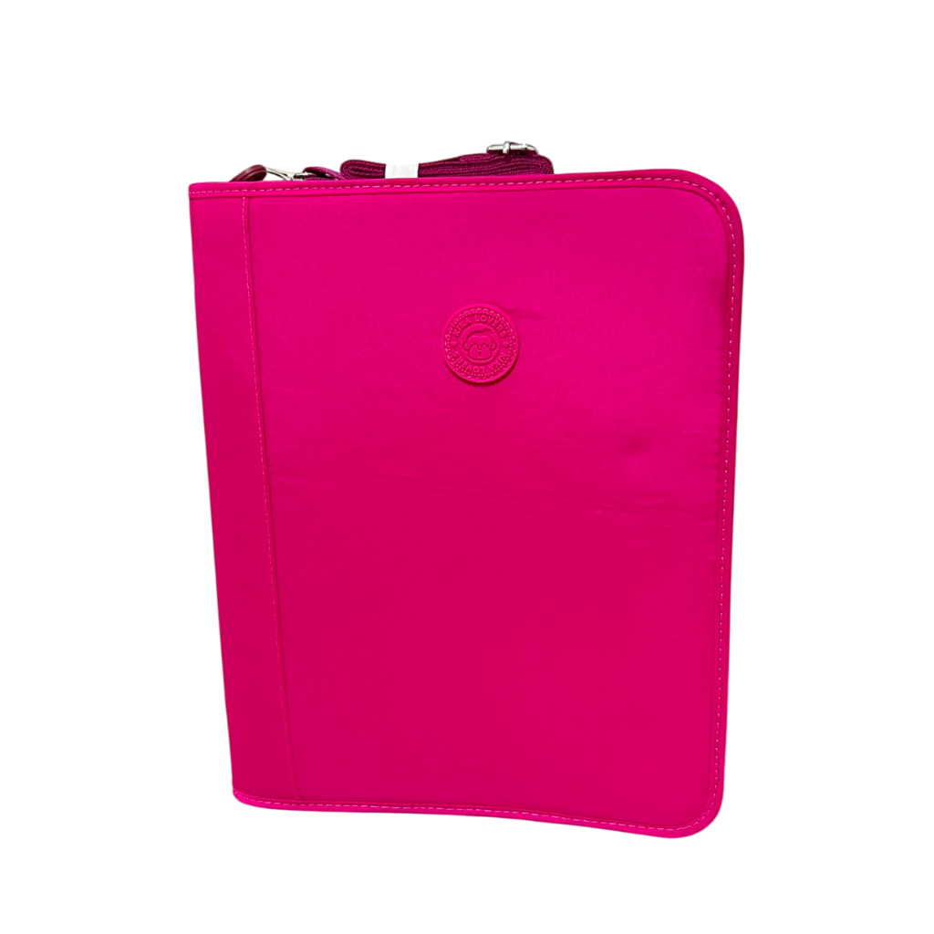 Fichário A4 Zíper Kika Universitário Feminino Masculino Liso Com
