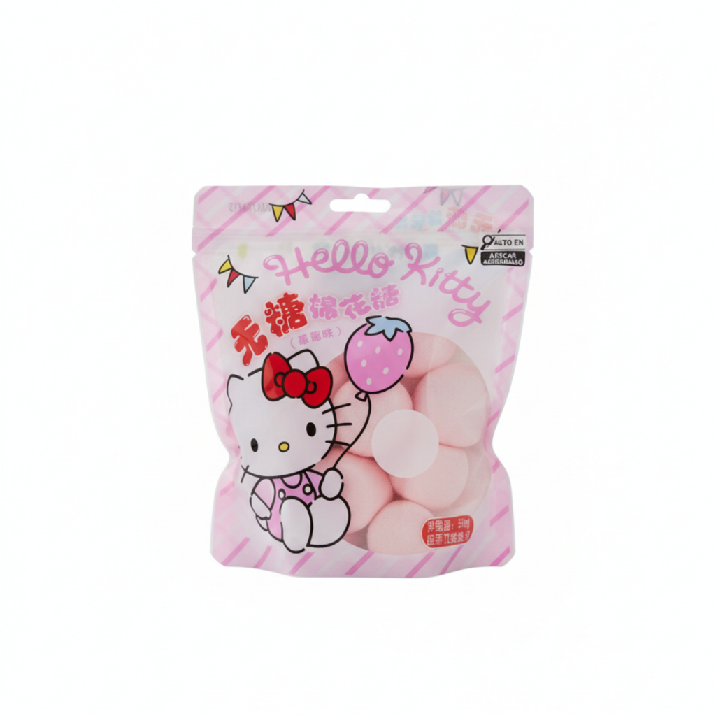 Hello Kitty Marshmallow Sabor Morango Sanrio - 50 gramas | Shopee Brasil