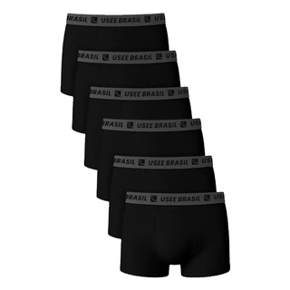 Kit 6 Cuecas Boxer Premium Usee Brasil Original em Oferta na Shopee