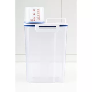 Pote Hermético 2,5L Com Medidor Organizador De Alimentos Mantimentos Arroz