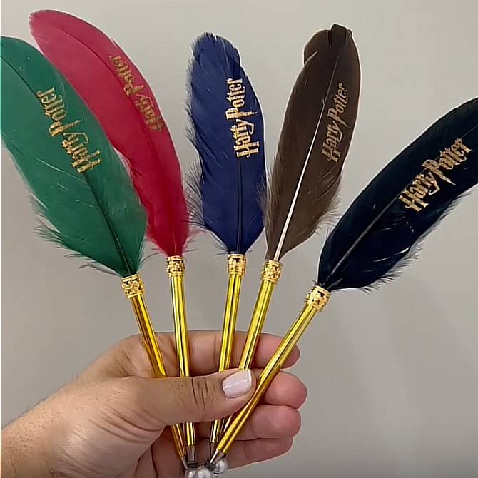 Caneta Pena Harry Potter | Shopee Brasil
