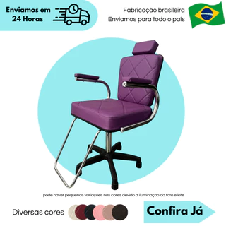 Cadeira regulavel para salao de beleza cabeleireiro cadeira gira altura regulavel barbeiro lash design tranças espaço