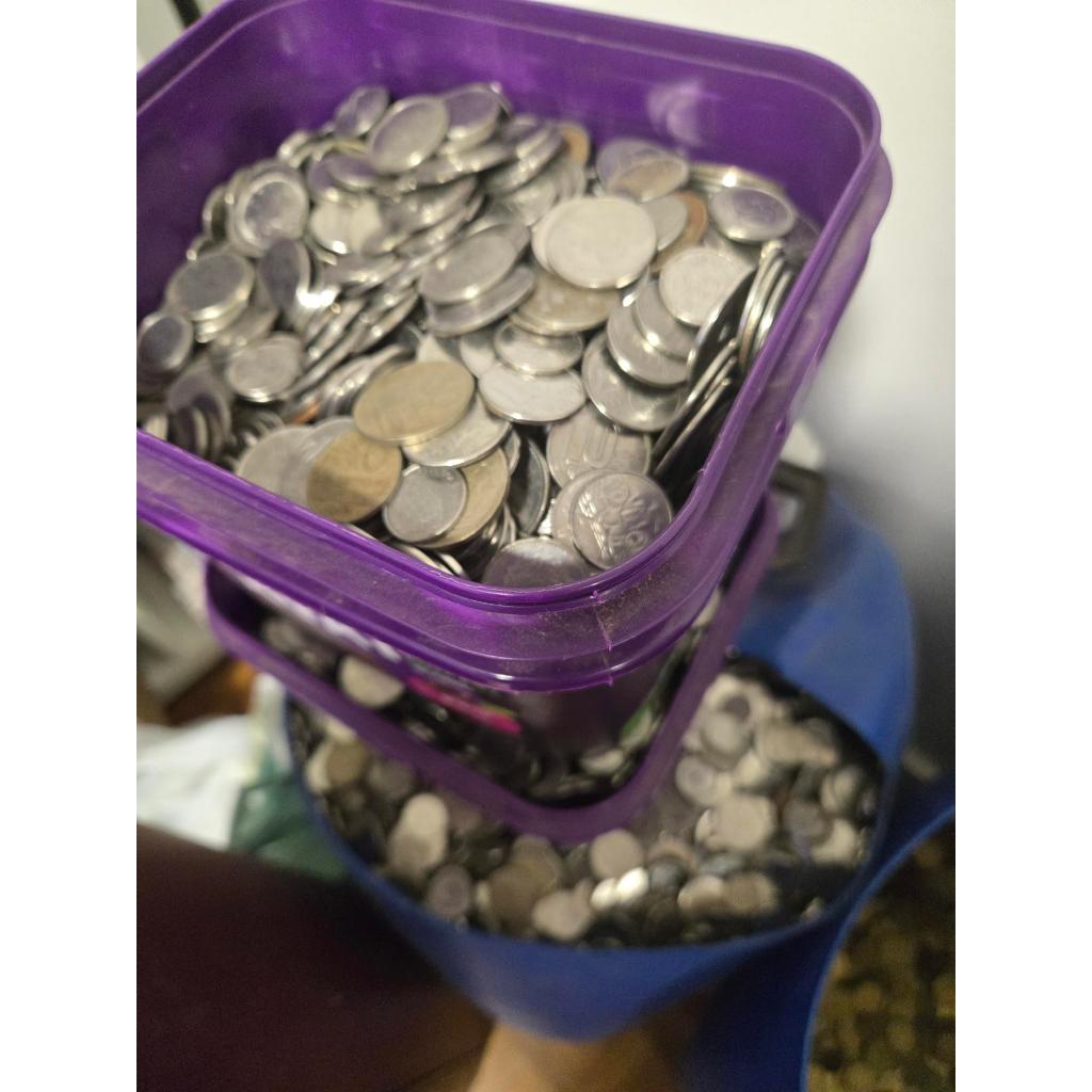 3 kg de moedas de 1967 a 1994