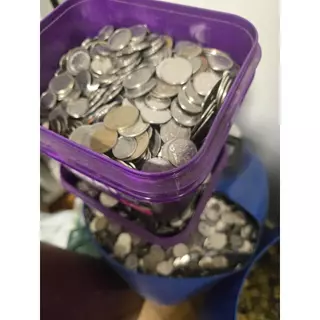 3 kg de moedas de 1967 a 1994
