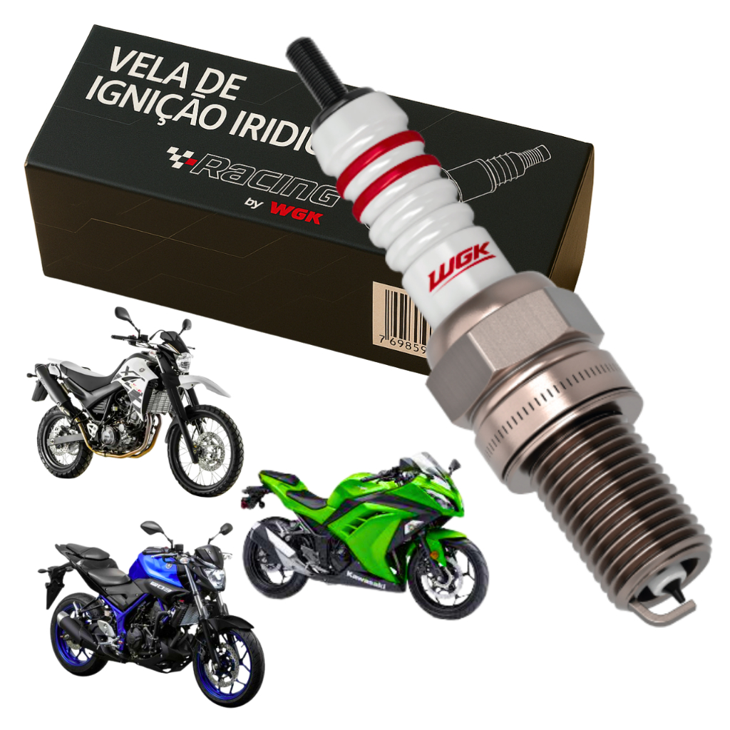 クレームイユーn 8g Vela De Ignição Iridium Cr8eix Xt660 / Mt-03 / Ninja 300 - WGK