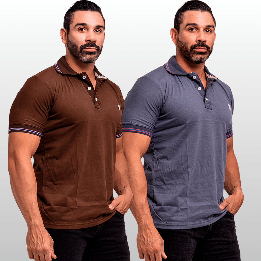Kit Camisetas Masculinas Camisa Gola Polo De Alta Qualidade 100% ...