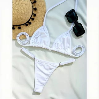 Biquíni Fita Marquinha Bronze Fio Dental Cortininha Verão Feminino em Oferta na Shopee