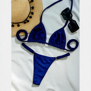 Biquíni Fita Marquinha Feminino Cortininha Fio Dental Regulável Verão e Bronze em Oferta na Shopee