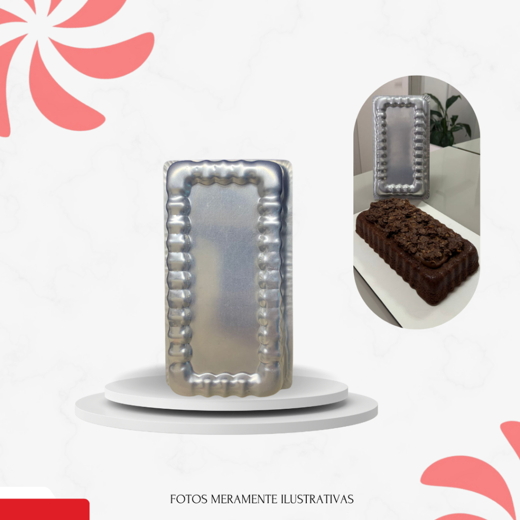 FORMA DECORADA RETRÔ - 25X13X6 | Shopee Brasil