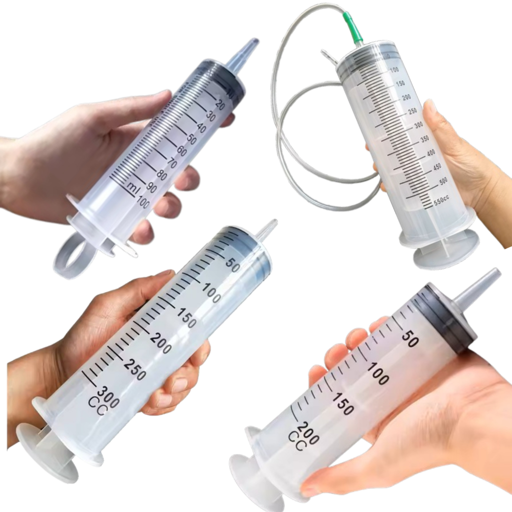 Seringa 100ml 200ml 300ml 500ml para Extrair Fluidos Combustivel Com Mangueira
