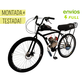 Bicicleta Motorizada 80cc Caicara Banco Xr Freio Disco Rocket MONTADA E TESTADA em Oferta na Shopee