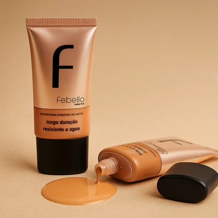 Base liquida Febella de Alta Fixação Resistência à Água e Acabamento Uniforme