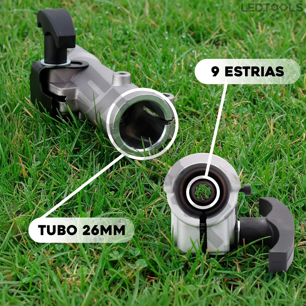 Junção Conector Conexão Do Tubo Roçadeira Nakasaki 63cc | Shopee