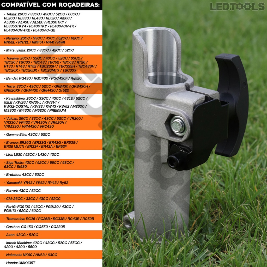 nanacoco Junção Conector Conexão Do Tubo Roçadeira Nakasaki 63cc | Shopee