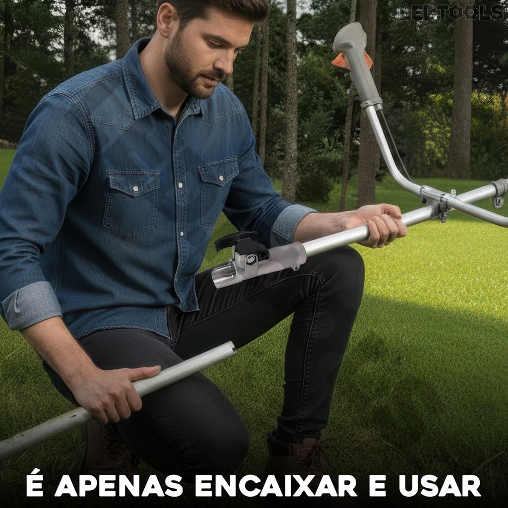 Junção Conector Conexão Do Tubo Roçadeira Nakasaki 63cc | Shopee