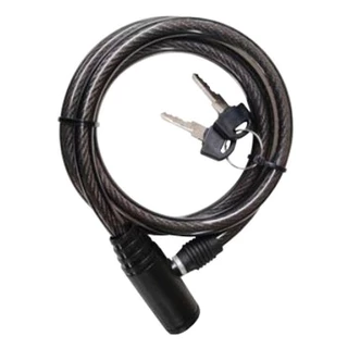 Cadeado para Bicicleta com Chave 10mm x 1,0m – Titanium Platina em Oferta na Shopee