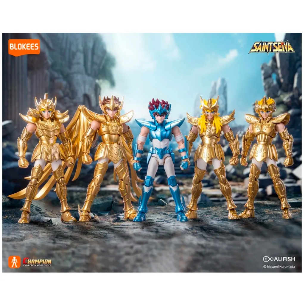 Boneco Cavaleiros Do Zodiaco CDZ Cavaleiros de Ouro Bronze Anime