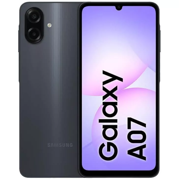 Celular Samsung Galaxy A07 256GB 8GB Câm. 50MP Tela 6.7 Preto