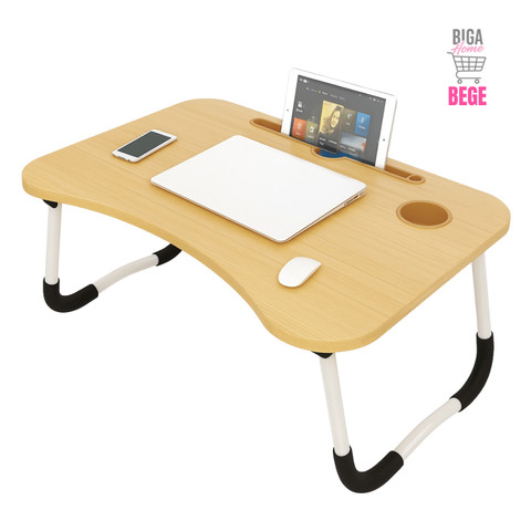 Mesa Portátil Dobrável Multiuso – Ideal para Cama e Sofá, Notebook, Tablet, Refeições e Leitura — foto 1 — Achou Levou Brasil