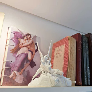 Mini escultura Eros e psique Antonio Canova em Impressão 3D – Filamento PLA presente mitologia arte aesthetic decoração