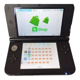 Nintendo 3DS XL Desbloqueado + 30 jogos + loja desbloqueada