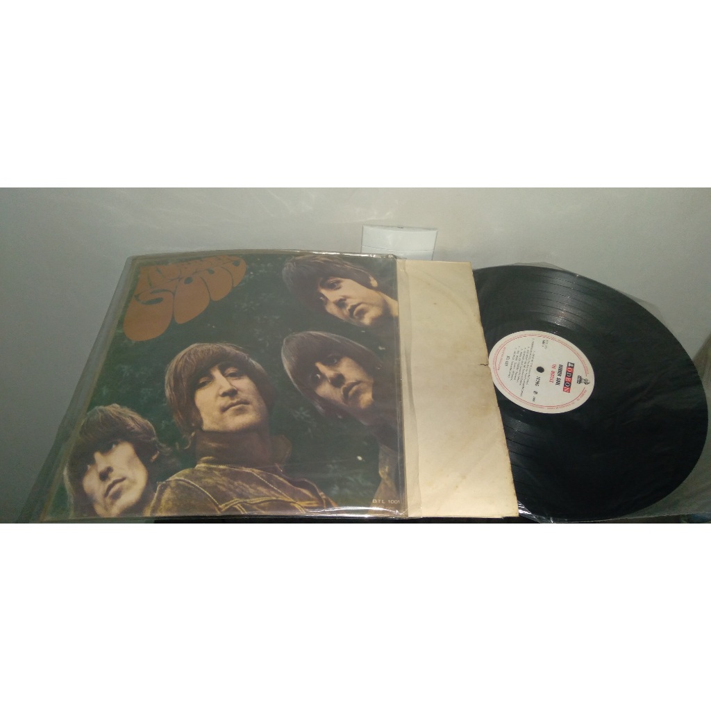 LP The Beatles Rubber Soul Mono Real 1966 Odeon 1° Edição Capa
