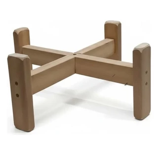 Suporte Para Vasos de Plantas Em Madeira de Lei
