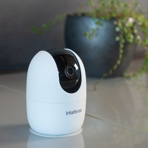 Câmera Wi-Fi Inteligente Intelbras Im4 3MP 360° com microfone e alto ...