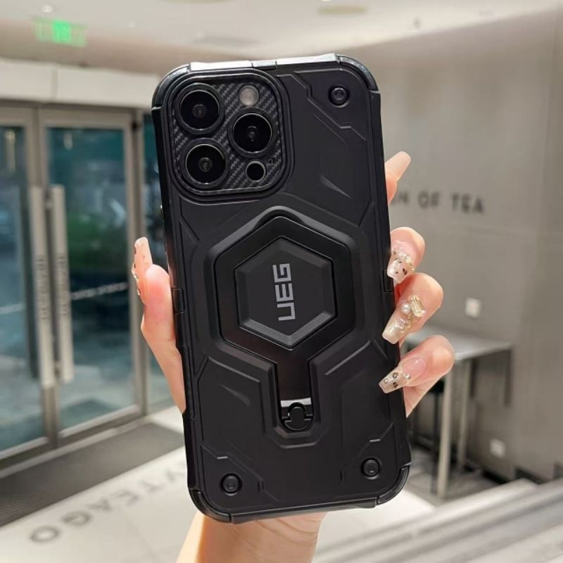 Capa Capinha Anti impacto UEG Robusta Suporte com Rotao 360 IPhone 17/  17 pro/ 17 pro max | Shopee Brasil