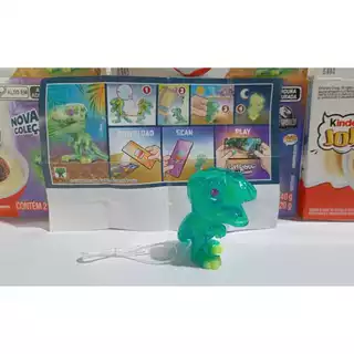 Kinder Ovo Joy: Coleção Jurassic World –T-rex Brilha No Escuro (FUNKO 09)