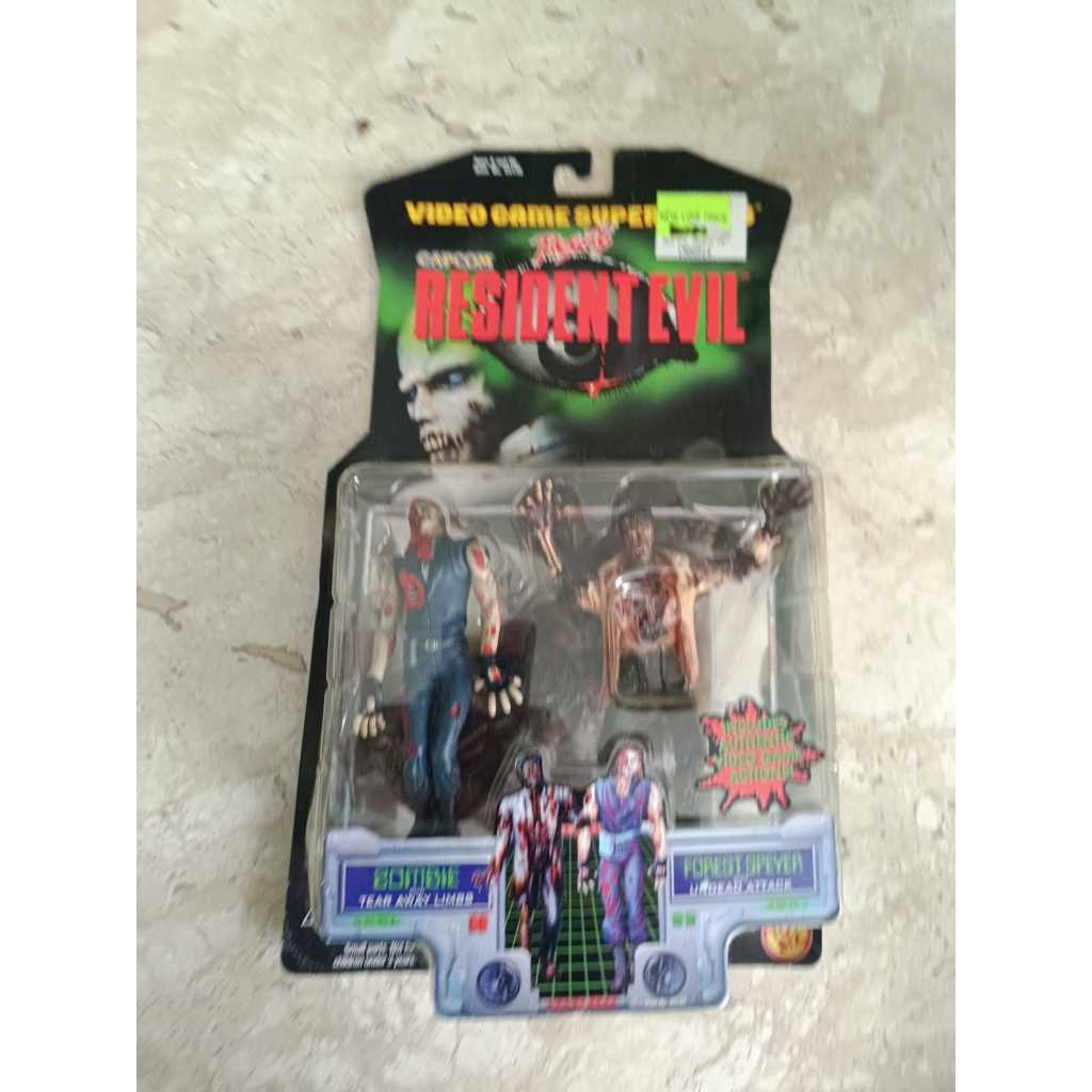 Action Figure Toy Biz Zombie e Forest Speyer Resident Evil 1